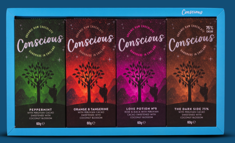 Conscious Chocolate selection gift box